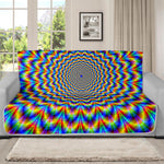 Psychedelic Wave Optical Illusion Futon Protector