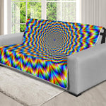 Psychedelic Wave Optical Illusion Futon Protector