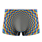 Psychedelic Wave Optical Illusion Men's Boxer Briefs