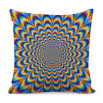 Psychedelic Wave Optical Illusion Pillow Cover