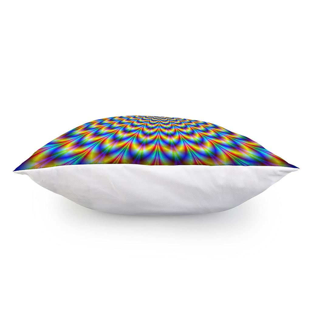 Psychedelic Wave Optical Illusion Pillow Cover