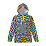 Psychedelic Wave Optical Illusion Pullover Hoodie