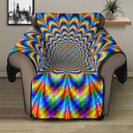 Psychedelic Wave Optical Illusion Recliner Protector