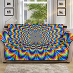 Psychedelic Wave Optical Illusion Sofa Protector