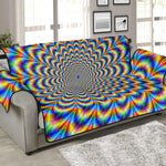 Psychedelic Wave Optical Illusion Sofa Protector