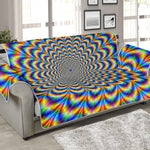 Psychedelic Wave Optical Illusion Sofa Protector