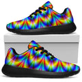 Psychedelic Wave Optical Illusion Walking Shoes