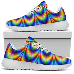 Psychedelic Wave Optical Illusion Sport Shoes GearFrost