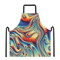 Psychedelic Wave Print Apron