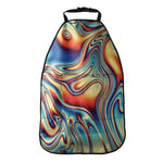 Psychedelic Wave Print Car Seat Organizers