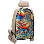 Psychedelic Wave Print Car Seat Organizers