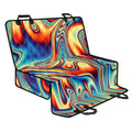 Psychedelic Wave Print Pet Car Back Seat Cover