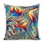 Psychedelic Wave Print Pillow Cover