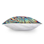 Psychedelic Wave Print Pillow Cover