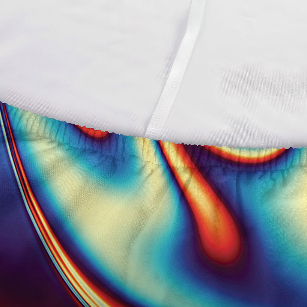 Psychedelic Wave Print Sofa Cover