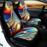 Psychedelic Wave Print Universal Fit Car Seat Covers