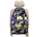 Psychedelic Wavy Print Car Seat Organizers