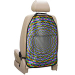Psychedelic Web Optical Illusion Car Seat Organizers