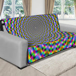 Psychedelic Web Optical Illusion Futon Protector