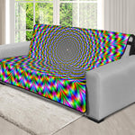 Psychedelic Web Optical Illusion Futon Protector