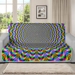 Psychedelic Web Optical Illusion Futon Protector