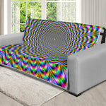 Psychedelic Web Optical Illusion Futon Protector