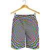 Psychedelic Web Optical Illusion Men's Shorts