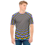Psychedelic Web Optical Illusion Men's T-Shirt