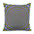 Psychedelic Web Optical Illusion Pillow Cover