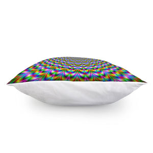 Psychedelic Web Optical Illusion Pillow Cover