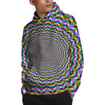 Psychedelic Web Optical Illusion Pullover Hoodie