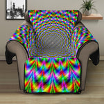 Psychedelic Web Optical Illusion Recliner Protector