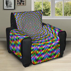 Psychedelic Web Optical Illusion Recliner Protector