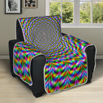 Psychedelic Web Optical Illusion Recliner Protector