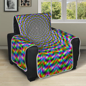 Psychedelic Web Optical Illusion Recliner Protector