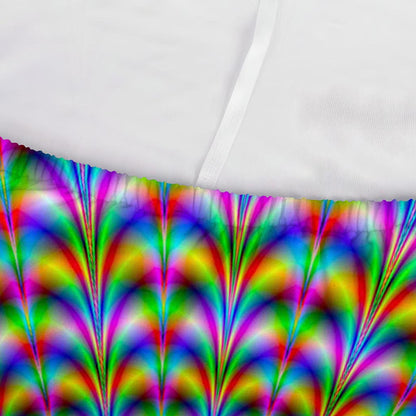 Psychedelic Web Optical Illusion Sofa Cover