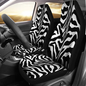 Psychedelic Zebra Print Universal Fit Car Seat Covers GearFrost