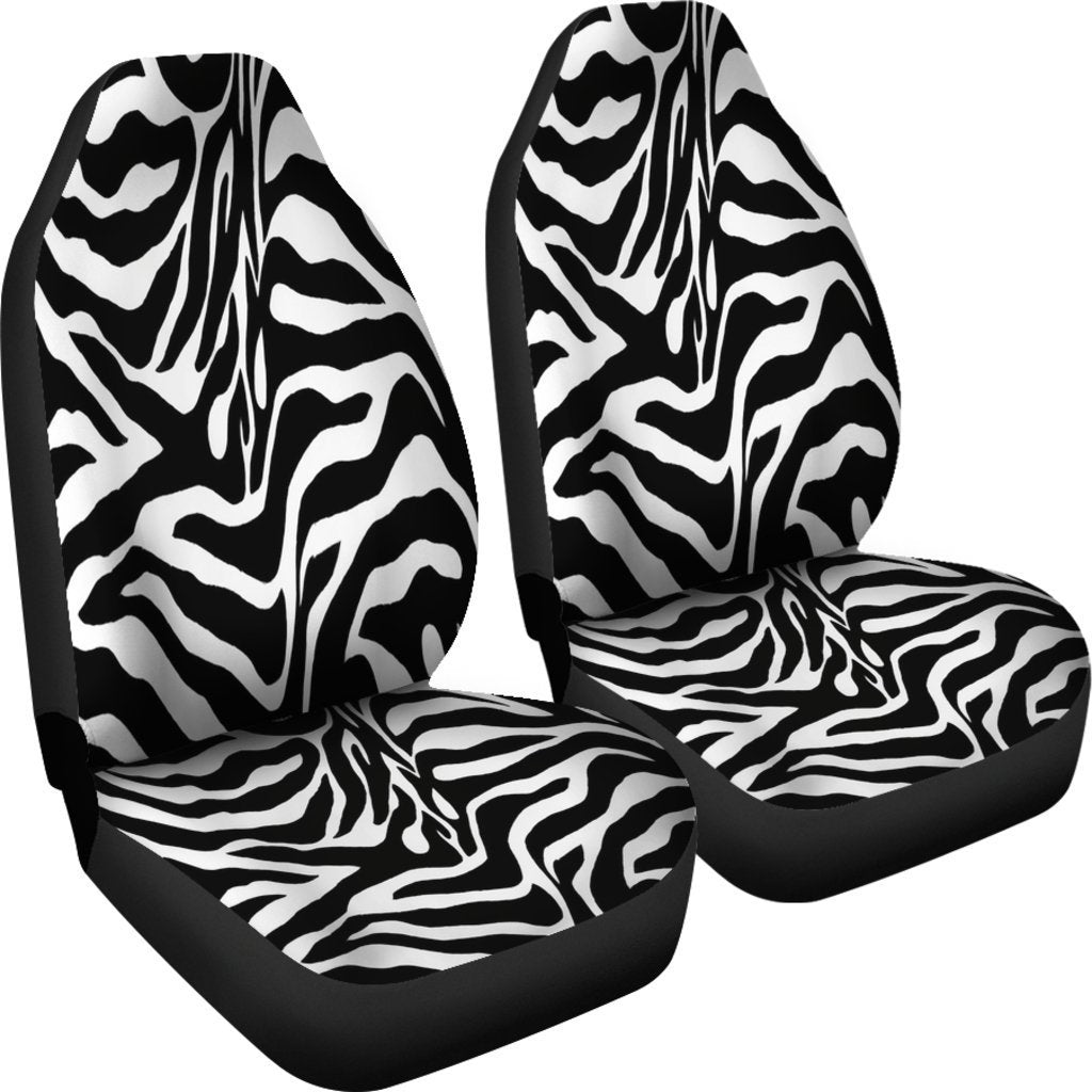 Psychedelic Zebra Print Universal Fit Car Seat Covers GearFrost