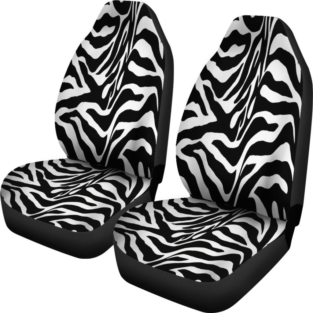 Psychedelic Zebra Print Universal Fit Car Seat Covers GearFrost