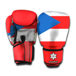 Puerto Rican Flag Print Boxing Gloves