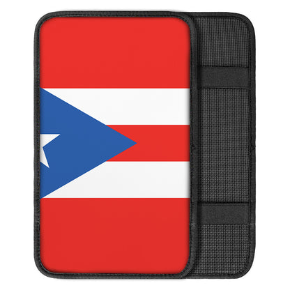 Puerto Rican Flag Print Car Center Console Cover
