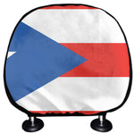 Puerto Rican Flag Print Car Headrest Covers
