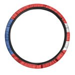 Puerto Rican Flag Print Car Steering Wheel Cover