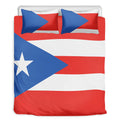 Puerto Rican Flag Print Duvet Cover Bedding Set