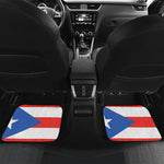 Puerto Rican Flag Print Front and Back Car Floor Mats