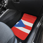 Puerto Rican Flag Print Front and Back Car Floor Mats