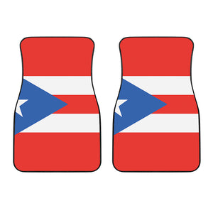 Puerto Rican Flag Print Front Car Floor Mats