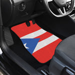 Puerto Rican Flag Print Front Car Floor Mats