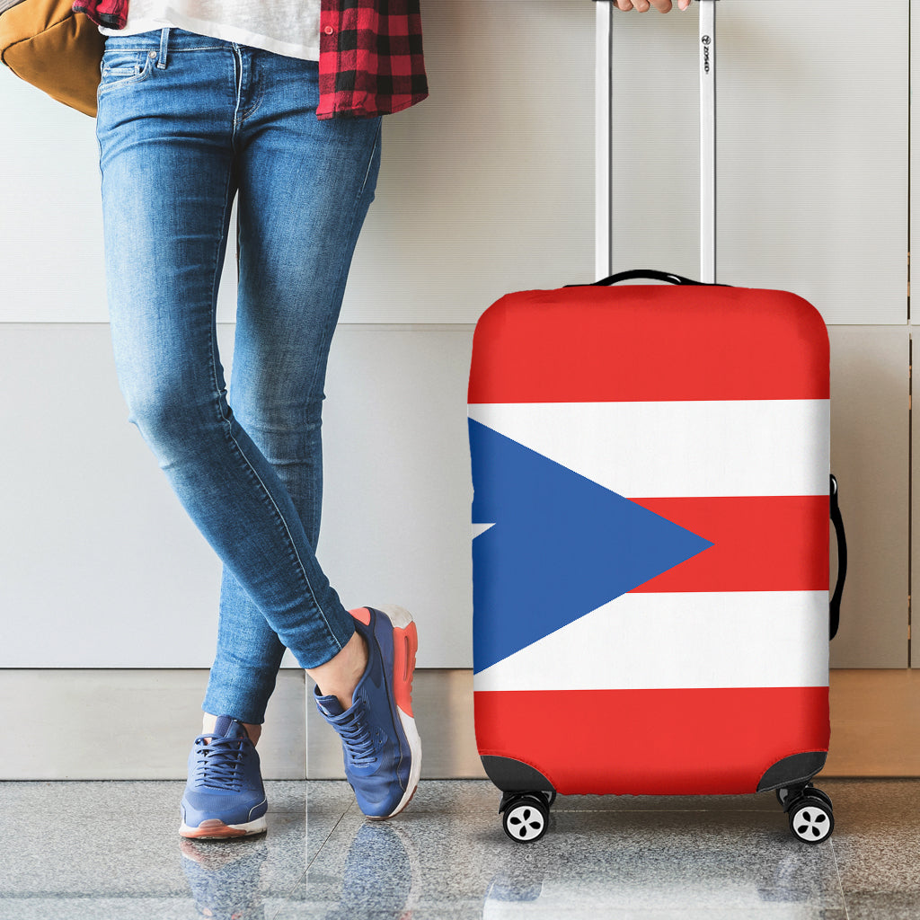 Puerto Rican Flag Print Luggage Cover