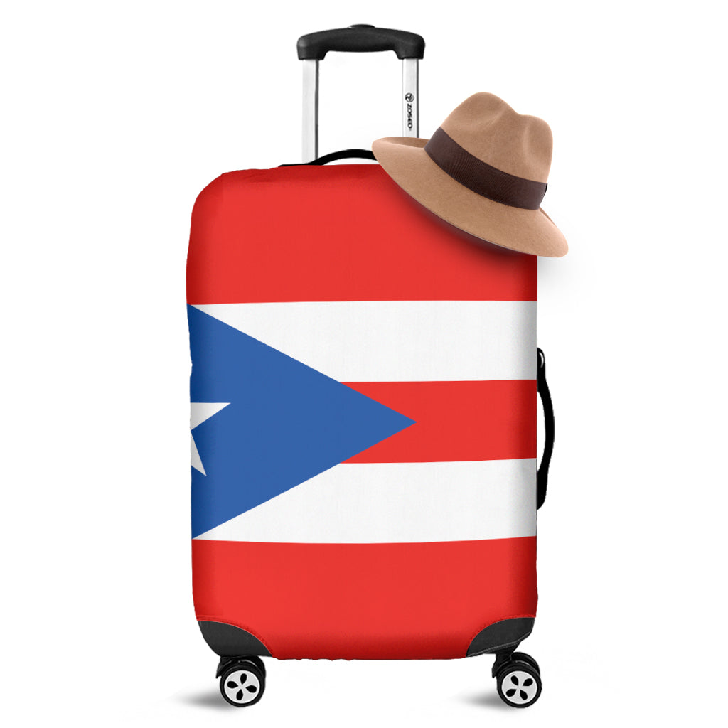 Puerto Rican Flag Print Luggage Cover